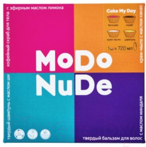 Набор косметики для тела и волос Modum Modo Nude Cake My Day