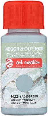 Акриловая краска Talens Art Creation Indoor & Outdoor 6033 / 423460330 (50мл, зеленый шалфей)