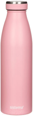 Термос для напитков Sistema 550 (500мл, розовый)