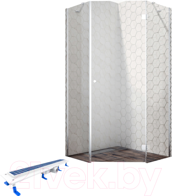 

Душевой уголок Ambassador, Set 100x100 / 12011112L-ST5
