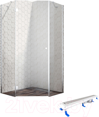 

Душевой уголок Ambassador, Set 100x100 / 12011112L-ST6