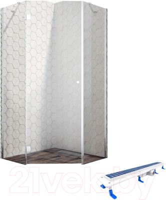 

Душевой уголок Ambassador, Set 100x100 / 12011112L-ST7