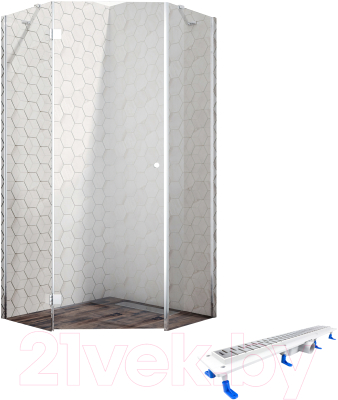

Душевой уголок Ambassador, Set 100x100 / 12011112L-ST8