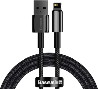 Кабель Baseus Tungsten Gold USB To Lightning / CALWJ-A01 (2м, черный) - 
