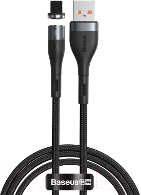 

Кабель Baseus, Zinc Magnetic Safe USB To Lightning / CALXC-KG1