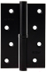Петля дверная Apecs 100x70-B-Steel-BLM-L (черный) - 