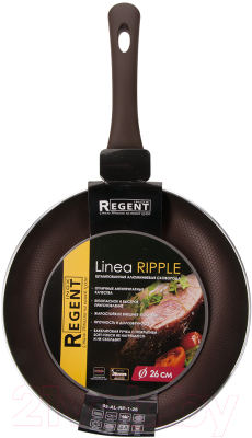Сковорода Regent Inox Ripple 93-AL-RP-1-26