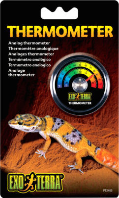 Термометр для террариума Exo Terra Rept-O-Metr PT2465 / H224659 (круглый 5.5см)