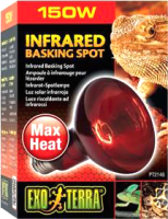 Тепловая лампа для террариума Exo Terra Infrared Basking Spot 150Вт PT2146 / H221467 - 