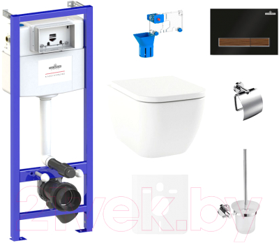 

Унитаз подвесной с инсталляцией Lavinia Boho, Relfix One Compacto 75110311