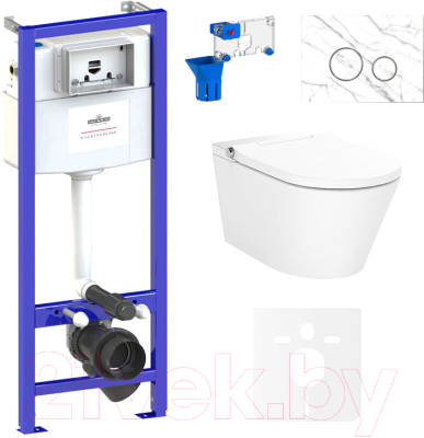 

Унитаз подвесной с инсталляцией Lavinia Boho, Smart V-Clean 87561174