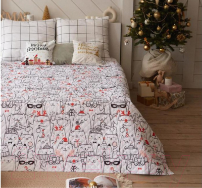 

Покрывало Этель, Xmas cat / 5080095