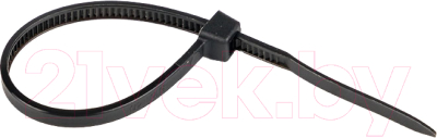 Стяжка для кабеля EKF Basic Plc-cb-4.8x400 (100шт, черный)