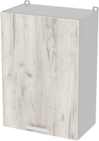 Шкаф навесной для кухни Интерлиния Компо ВШ50-720-1дв (дуб белый) - 