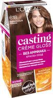 Крем-краска для волос L'Oreal Paris Casting Creme Gloss 618 (ванильный мокко) - 