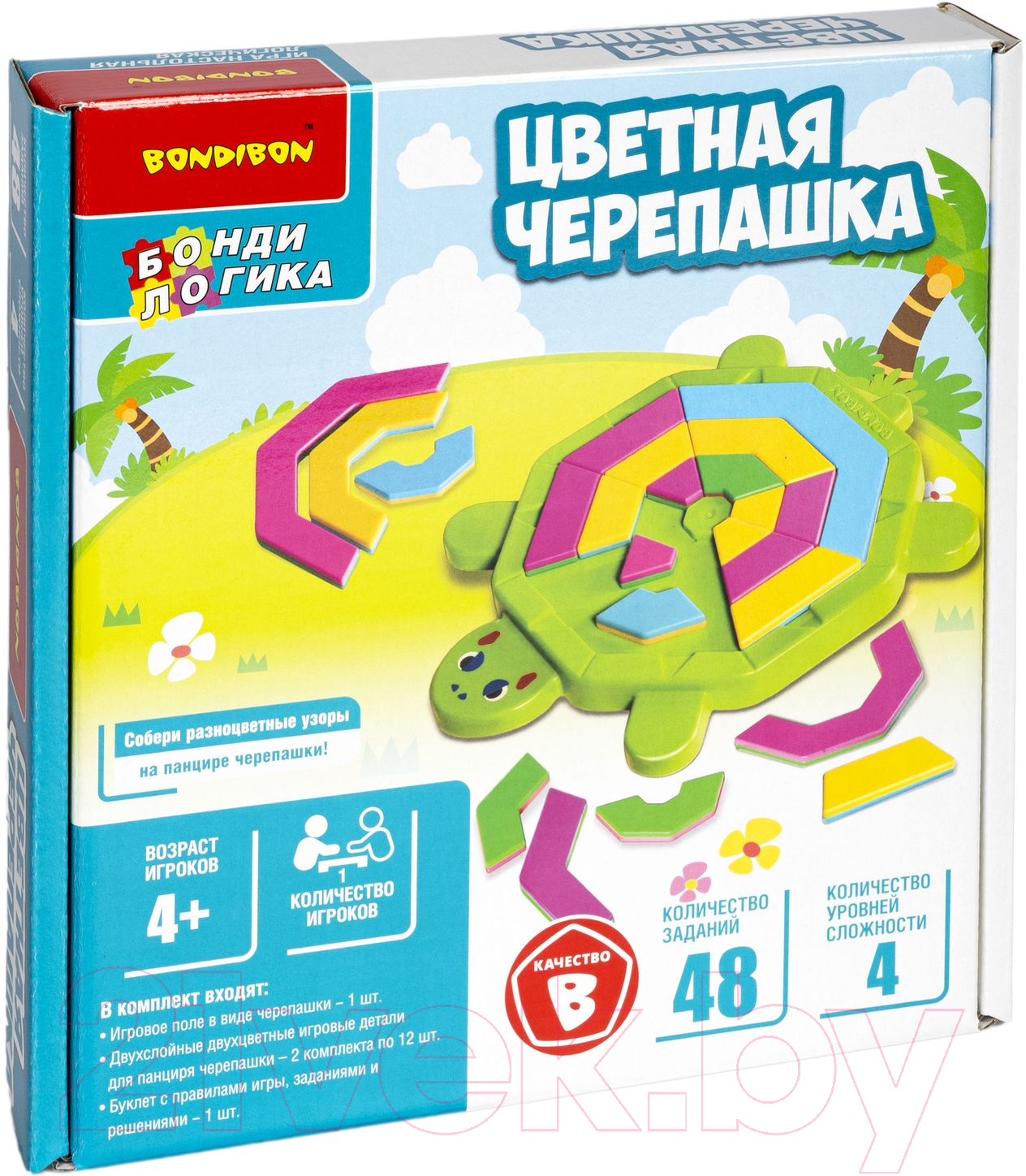 Развивающая игра Bondibon Цветная черепашка / ВВ5082