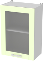 Шкаф навесной для кухни Интерлиния Компо ВШ50ст-720-1дв (салатовый) - 