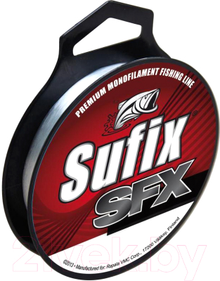Леска монофильная Sufix SFX 0.14мм / DS1SU014024A9N (100м, прозрачный)