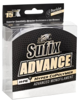 

Леска монофильная Sufix, Advance 0.38мм / SAV38C150