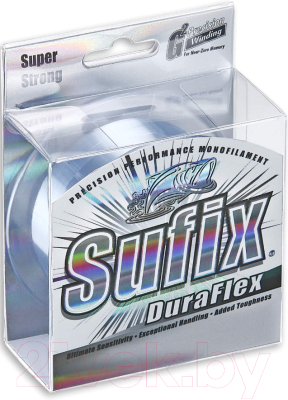 Леска монофильная Sufix Duraflex 0.18мм / DS1SK020024B2D (150м, прозрачный)