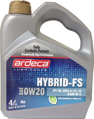 Моторное масло Ardeca Hybrid-FS 0W20 / ARD010015-004 (4л)