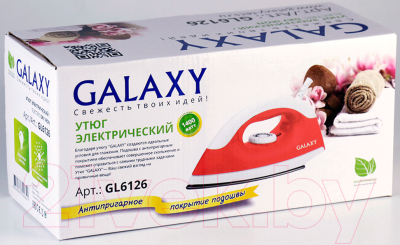 Утюг Galaxy GL 6126 (красный)