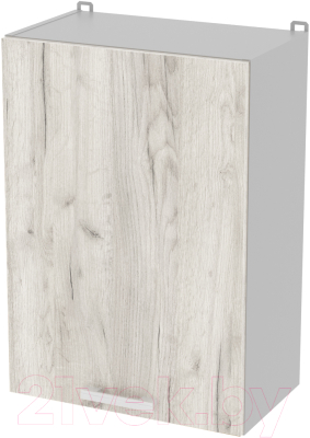 Шкаф навесной для кухни Интерлиния Компо ВШС50-720-1дв (дуб белый)