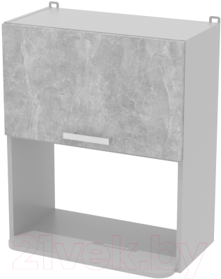 Шкаф навесной для кухни Интерлиния Компо ВШ60-720-1дг МП (бетон)