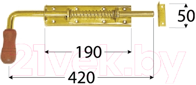 Щеколда Domax WSP 420 / 862301