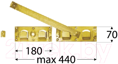 Щеколда Domax WBR 440 / 864111