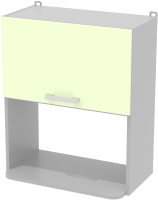 Шкаф навесной для кухни Интерлиния Компо ВШ60-720-1дг МП (салатовый) - 