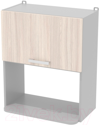 Шкаф навесной для кухни Интерлиния Компо ВШ60-720-1дг МП (ясень шимо светлый)