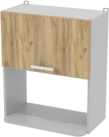 Шкаф навесной для кухни Интерлиния Компо ВШ60-720-1дг МП (дуб золотой) - 