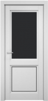 Дверь межкомнатная MDF Techno Stefany 4013 50x200 (белый/лакобель черный) - 