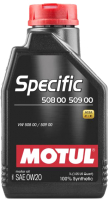 Моторное масло Motul Specific 508.00/509.00 0W20 / 107385 (1л) - 