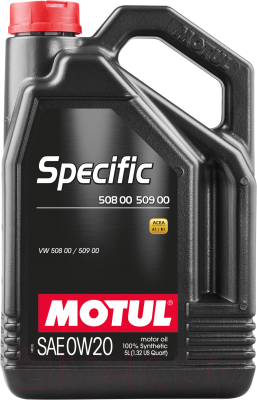 Моторное масло Motul Specific 508.00/509.00 0W20 / 107384 (5л)