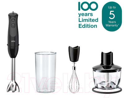 

Блендер погружной Braun, MQ3135BK Sause