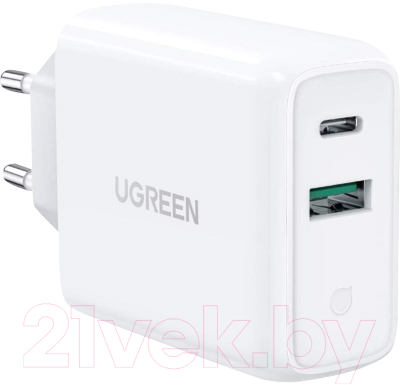 Зарядное устройство сетевое Ugreen CD170 / 60468 (белый)