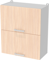 Шкаф навесной для кухни Интерлиния Компо ВШ60-720-2дг (дуб молочный) - 