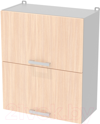 Шкаф навесной для кухни Интерлиния Компо ВШ60-720-2дг (дуб молочный)