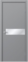 Дверь межкомнатная MDF Techno Stefany 5001 40x200 (RAL 7040/зеркало) - 