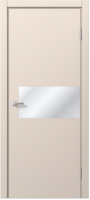 Дверь межкомнатная MDF Techno Stefany 5002 80x200 (RAL 1013/зеркало) - 