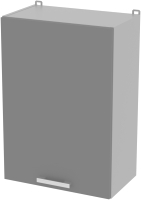Шкаф навесной для кухни Интерлиния Компо ВШС50-720-1дв (серебристый) - 