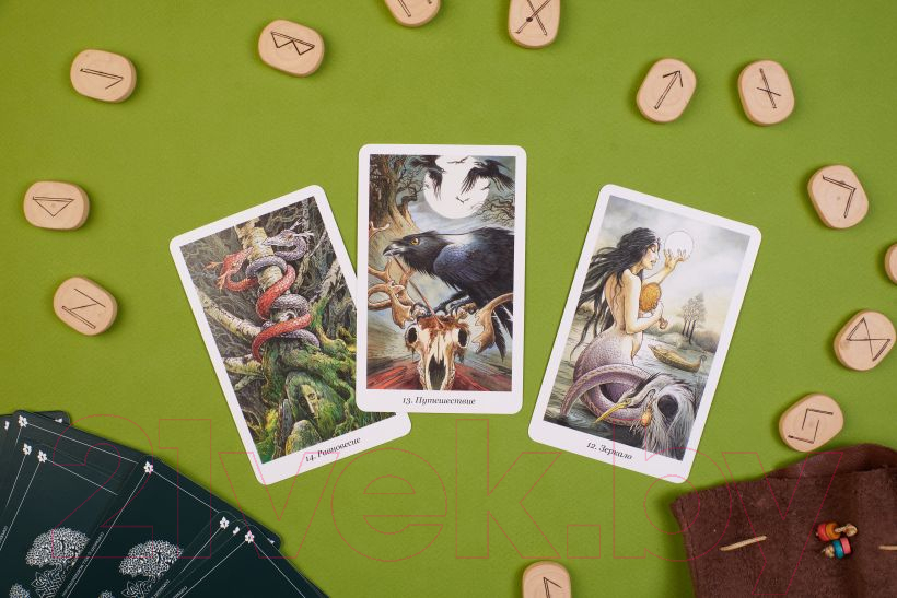 Нехудожественная книга Эксмо The Wildwood Tarot. Таро Дикого леса (Райан М., Мэттьюз Д.) — фото 6