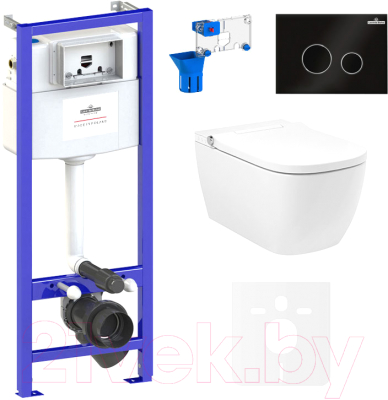 

Унитаз подвесной с инсталляцией Lavinia Boho, Smart V-Clean 87561128