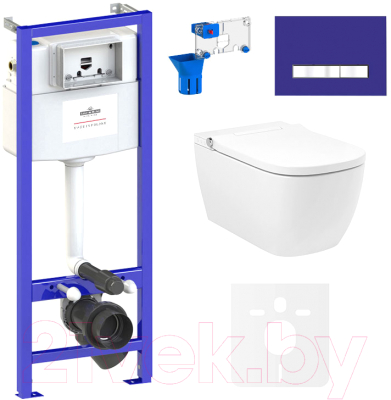 

Унитаз подвесной с инсталляцией Lavinia Boho, Smart V-Clean 87561131