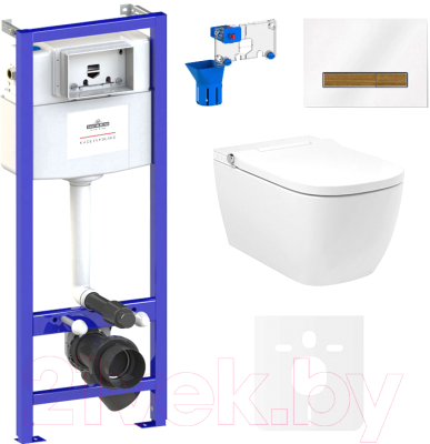 

Унитаз подвесной с инсталляцией Lavinia Boho, Smart V-Clean 87561137