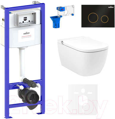 

Унитаз подвесной с инсталляцией Lavinia Boho, Smart V-Clean 87561140