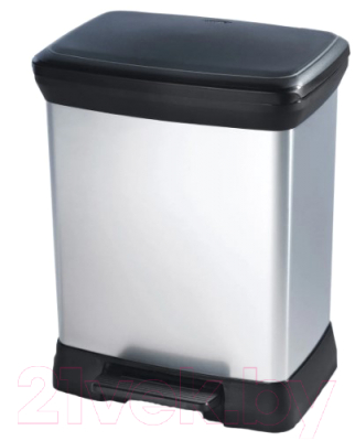 

Мусорное ведро Curver, Decobin Pedal 15L-BLKIML-ECOM / 240568
