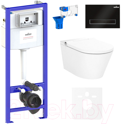 

Унитаз подвесной с инсталляцией Lavinia Boho, Smart V-Clean 87561149